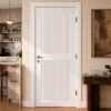 DKB105 Modern İç Kapı – Çift Dikey Çizgili Panel Tasarım